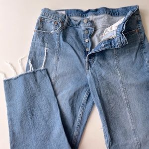 Gap High Rise Cheeky Straight Jeans